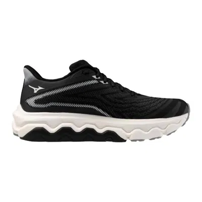 Mizuno Women's Wave Horizon 8 Wide Running Shoes In Black-white In Multi