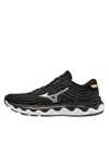 Mizuno Women's Wave Horizon Shoe In Black/silver In Black