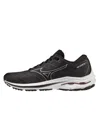 Mizuno Women's Wave Inspire 18 Running Shoes - D/wide Width In Black/silver In Multi
