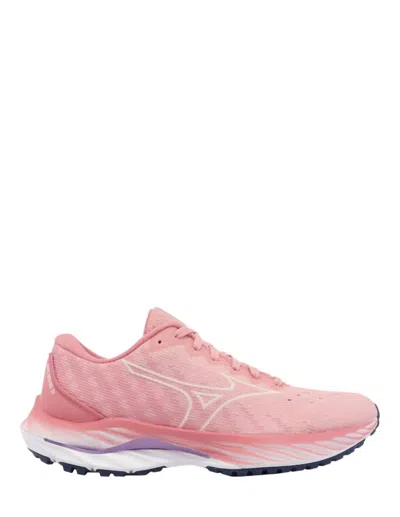 Mizuno Women's Wave Inspire Running Shoes In Peach Bud/grey In Pink