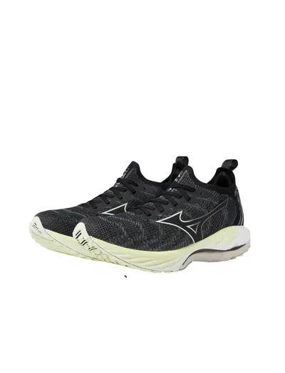 Mizuno Women Wave Neo Wind Running Shoe In Wed Black-starlight