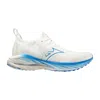 Mizuno Women Wave Neo Wind Running Shoe In Undyed White-peace Blue In White