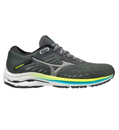 Mizuno Women's Wave Rider 24 Shoes In Castle Rock/phantom In Multi