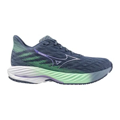 Mizuno Women's Wave Rider 28 Running Shoe In Citadel/white In Multi