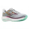 Mizuno Women's Wave Rider Twenty Nine Sneaker In Harbor Mist-dark Purple In Multi