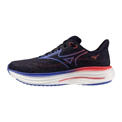MIZUNO WOMEN'S WAVE RIDER TWENTY NINE SNEAKER IN ODYSSEY GREY IRIS BLOOM