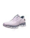 MIZUNO WOMEN WAVE SKY 6 RUNNING SHOE IN PASTEL LILAC/WHITE