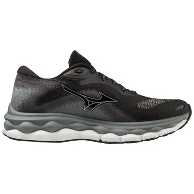 Mizuno Women's Wave Sky 7 Shoes In Black-silverstar In Multi