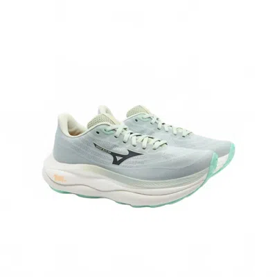 Mizuno Women's Wave Sky 9 Running Shoes In Mercury/baritone Blue In Multi