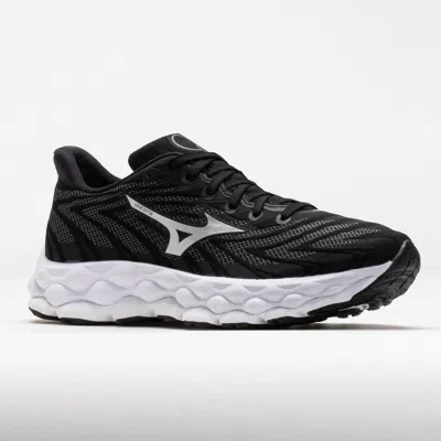 MIZUNO WOMEN'S WAVE SKY EIGHT SNEAKER IN BLACK SILVER