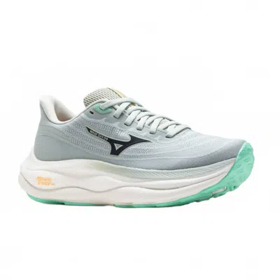 Mizuno Women's Wave Sky Nine Sneaker In Mercury Baritone Blue