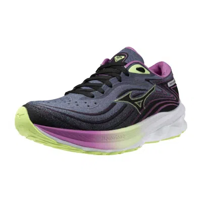 Mizuno Women's Wave Skyrise 5 Roxy Running Shoe In Wild Wind-black
