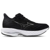 Mizuno Women's Wave Inspire 18 Running Shoes - D/wide Width In Black/silver In Harbor Mist/black