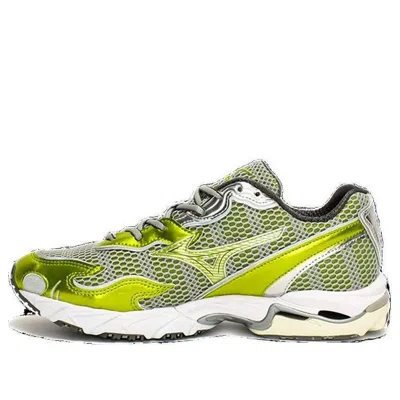 Mizuno X One Block Down Flame Wave Wave Rider 10 'yellow' In Green