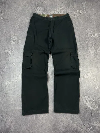 Pre-owned Mizuno Y2k  Cargo Baggy Pants Japanese Style In Black
