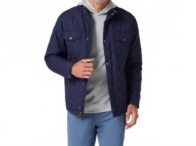 Mizzen + Main Brentwood Quilted Jacket In Navy In Blue