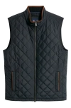 Mizzen + Main Mizzen+main Brentwood Quilted Vest In Black