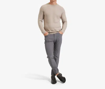 Mizzen + Main Cassady Crewneck Sweater In Vintage Khaki Heather In Neutral