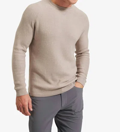 Mizzen + Main Cassady Sweater In Vintage Khaki In Beige