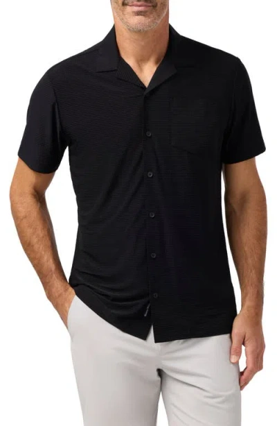 Mizzen + Main Mizzen+main Copa Performance Camp Shirt In Black