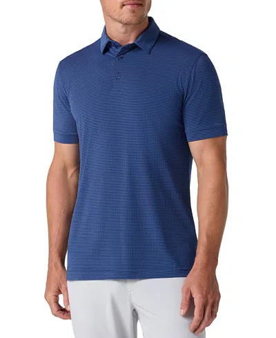 Mizzen + Main Mizzen+main Copa Short Sleeve Polo Set Sail In Blue