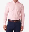 Mizzen + Main Ellis Oxford Button Down Shirt In Light Pastel Pink In Multi