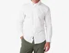 Mizzen + Main Ellis Oxford Button Down Shirt In White Solid In White