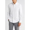 Mizzen + Main Leeward Stretch Button-up Shirt In White