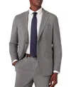 Mizzen + Main Fresco Suit Jacket Navy Solid In Medium Grey