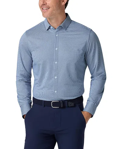 Mizzen + Main Mizzen+main Halyard Long Sleeve Dress Shirt In Blue