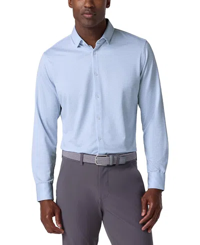 Mizzen + Main Mizzen+main Halyard Long Sleeve Dress Trim Fit Shirt In Blue