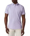 Mizzen + Main Mizzen+main Halyard Trim Fit Short Sleeve Performance Button-up Shirt
