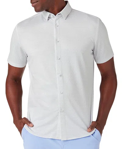 Mizzen + Main Mizzen+main Halyard Short Sleeve Dress Shirt In Brown