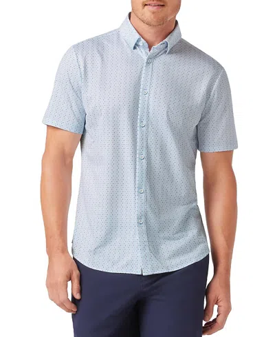 Mizzen + Main Mizzen+main Halyard Short Sleeve Dress Shirt In Blue
