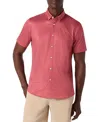 Mizzen + Main Mizzen+main Halyard Short Sleeve Dress Shirt In Red