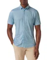 Mizzen + Main Mizzen+main Halyard Short Sleeve Dress Shirt In Blue