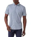 Mizzen + Main Mizzen+main Halyard Short Sleeve Dress Shirt In Blue