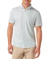 Mizzen + Main Mizzen+main Halyard Short Sleeve Dress Shirt In Blue