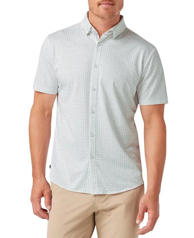 Mizzen + Main Mizzen+main Halyard Short Sleeve Dress Shirt In Blue