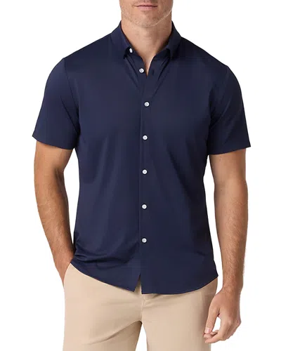 Mizzen + Main Mizzen+main Halyard Short Sleeve Dress Shirt In Blue