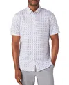 Mizzen + Main Men's Halyard Lustre Floral Button-front Shirt In Multi