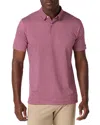 Mizzen + Main Mizzen+main Halyard Short Sleeve Polo In Pink