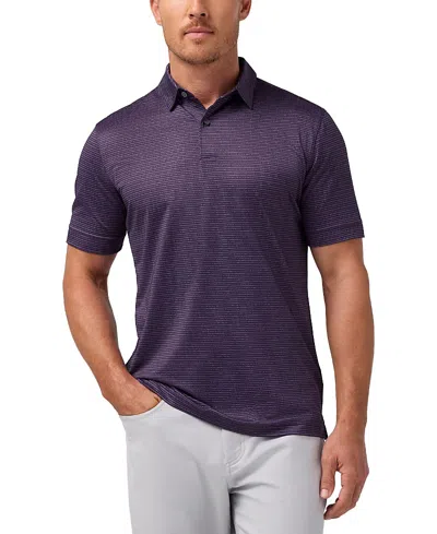 Mizzen + Main Mizzen+main Halyard Short Sleeve Trim Fit Polo Shirt In Blue