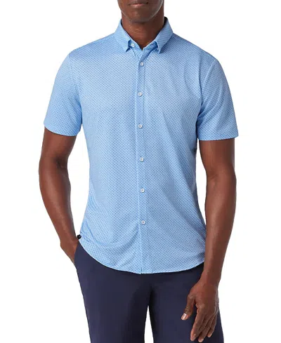 Mizzen + Main Mizzen+main Halyard Short Sleeves Dress Shirt In Blue