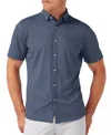 Mizzen + Main Mizzen+main Halyard Ss Dress Shirt In Blue