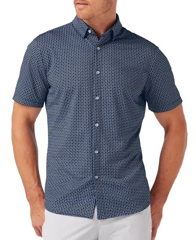 Mizzen + Main Mizzen+main Halyard Ss Dress Shirt In Blue