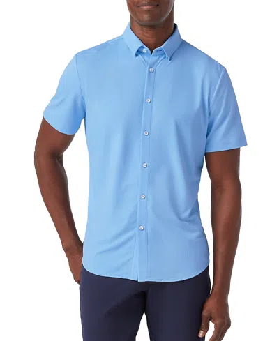Mizzen + Main Mizzen+main Halyard Ss Dress Shirt In Blue