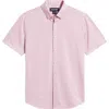 Mizzen + Main Mizzen+main Halyard Trim Fit Check Short Sleeve Performance Button-up Shirt