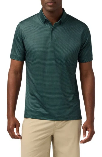 Mizzen + Main Mizzen+main Halyard Trim Fit Performance Polo In Blue