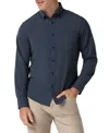 Mizzen + Main Mizzen+main City Flannel Trim Fit Button-down Shirt In Blue
